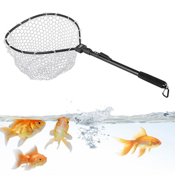 fishing accessories net mesh aluminum alloy handle nylon landing catch and release holder basket pesca combo kit trout tool
fishing accessories net mesh aluminum alloy handle nylon landing catch and release holder basket pesca combo kit trout tool