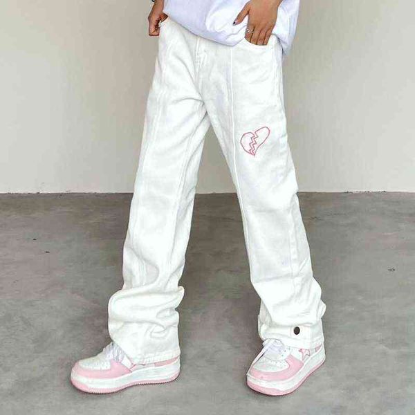 houzhou streetwear love embroidery white baggy women fashion jeans retro korean style kpop low waist wide leg black denim pants 211129, Blue
houzhou streetwear love embroidery white baggy women fashion jeans retro korean style kpop low waist wide leg black denim pants 211129, Blue