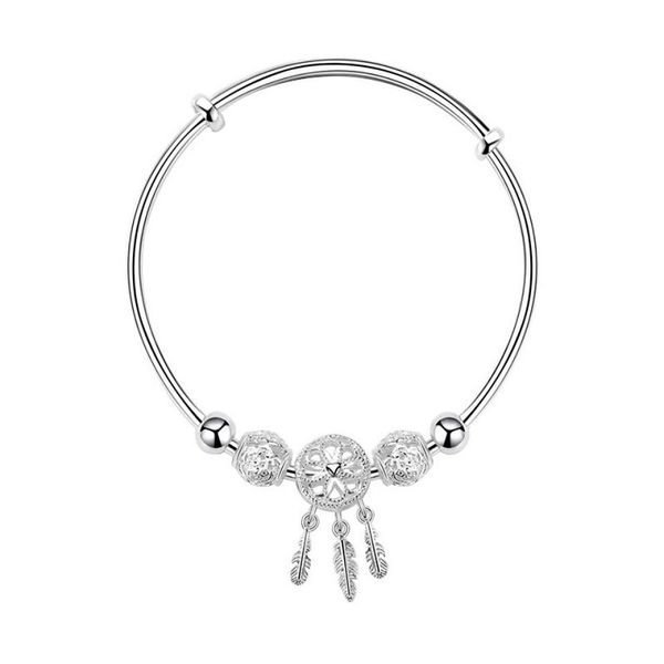 charm bracelets girls bangle exquisite shape jewelry accessories silver color dream catcher tassel feather bracelet for party, Golden;silver
charm bracelets girls bangle exquisite shape jewelry accessories silver color dream catcher tassel feather bracelet for party, Golden;silver