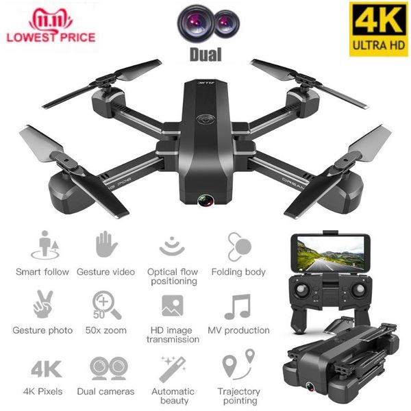 folding drone 4k profesional wifi fpv quadrocopter with camera hd air selfie quadcopter speed control optical flow drones
folding drone 4k profesional wifi fpv quadrocopter with camera hd air selfie quadcopter speed control optical flow drones