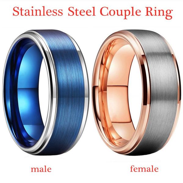 cluster rings stainless steel men's women's engagement ring blue & silver color surface brushed wedding band couple jewelry annive, Golden;silver
cluster rings stainless steel men's women's engagement ring blue & silver color surface brushed wedding band couple jewelry annive, Golden;silver