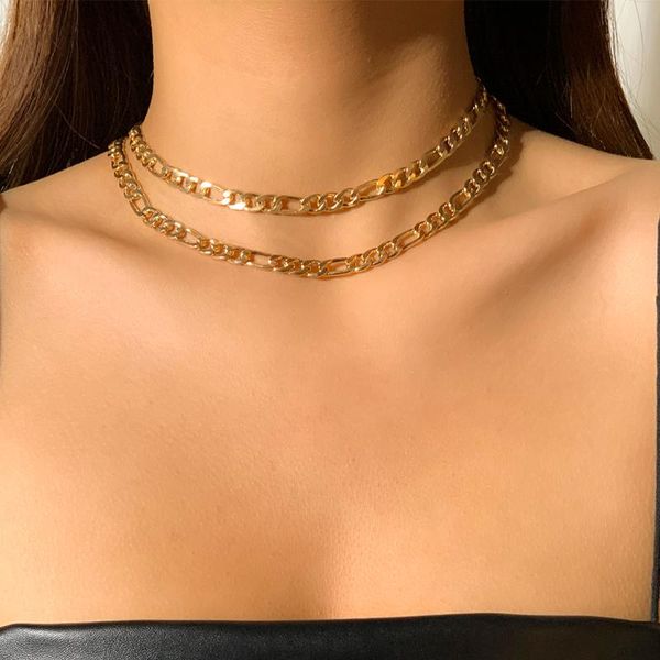 chains ingemark classic neck chain choker necklace for men women punk multilayer female clavicle necklaces collar halloween jewelry, Silver
chains ingemark classic neck chain choker necklace for men women punk multilayer female clavicle necklaces collar halloween jewelry, Silver