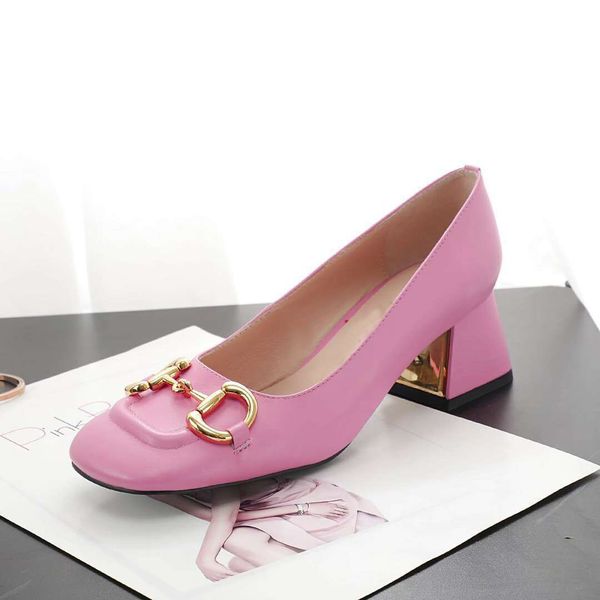 Square Dress Women Shoes Summer fashion cowhide high heels Coarser Sweet style Metal buckle lady designer cute shoe square heel, Red
Square Dress Women Shoes Summer fashion cowhide high heels Coarser Sweet style Metal buckle lady designer cute shoe square heel, Red