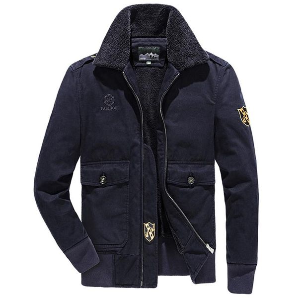 men's jackets est mens winter jacket men thicken wool fleece cotton coat outwear windbreaker streetwear multi-pocket cargo bomber, Black;brown
men's jackets est mens winter jacket men thicken wool fleece cotton coat outwear windbreaker streetwear multi-pocket cargo bomber, Black;brown