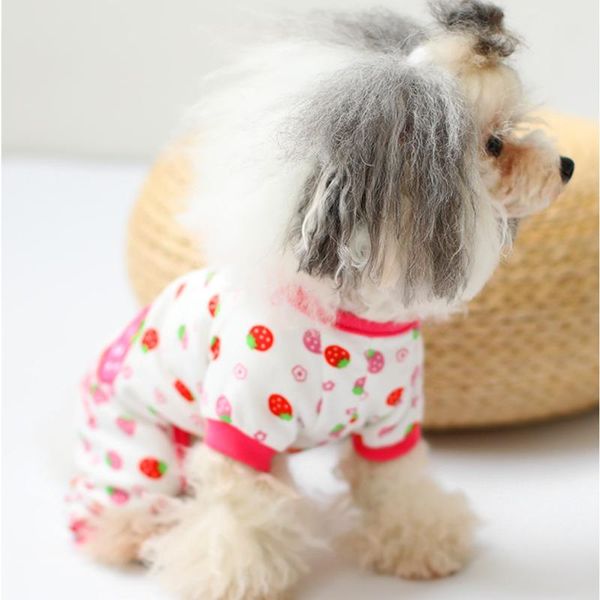dog apparel cute strawberry yellow duck pattern cotton pet pajamas small dogs clothes for cat puppy jumpsuit
dog apparel cute strawberry yellow duck pattern cotton pet pajamas small dogs clothes for cat puppy jumpsuit