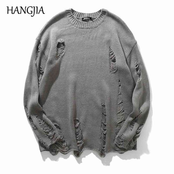 wash hole ripped knit sweaters men women streetwear hip hop pullovers jumper fashion oversized all-match winter clothes 210813, White;black
wash hole ripped knit sweaters men women streetwear hip hop pullovers jumper fashion oversized all-match winter clothes 210813, White;black