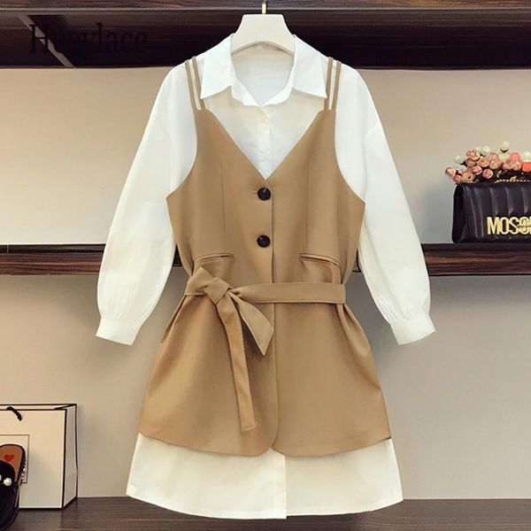 women's tracksuits plus size office ladies elegant two piece set for women long sleeve blouse and vest suits spring korean clothes whol, Gray
women's tracksuits plus size office ladies elegant two piece set for women long sleeve blouse and vest suits spring korean clothes whol, Gray
