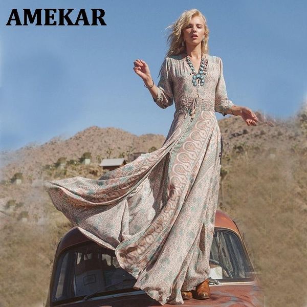 large size bohemian dress autumn and winter print fashion is thin temperament travel vacation ladies long base casual dresses, Black;gray
large size bohemian dress autumn and winter print fashion is thin temperament travel vacation ladies long base casual dresses, Black;gray