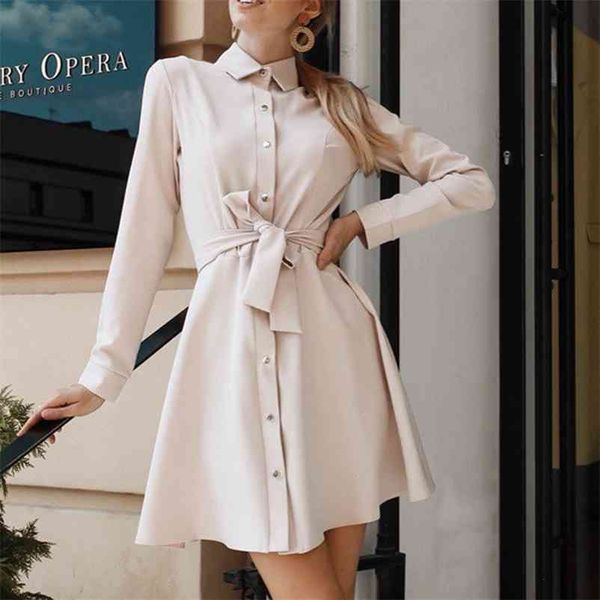 elegant casual white long sleeve dress shirt women office lady dress autumn winter short shirt dress with belt female dresses 210415, Black;gray
elegant casual white long sleeve dress shirt women office lady dress autumn winter short shirt dress with belt female dresses 210415, Black;gray