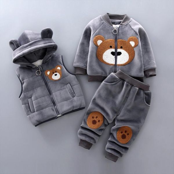 winter baby clothes boy girl children clothing suits coat pants 3 pcs cotton child sets autumn track, White
winter baby clothes boy girl children clothing suits coat pants 3 pcs cotton child sets autumn track, White