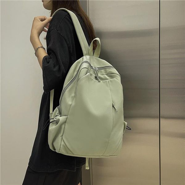 backpack women's backpacks solid color student school bags for women teenager 2021 large capacity travel female schoolbag unisex
backpack women's backpacks solid color student school bags for women teenager 2021 large capacity travel female schoolbag unisex