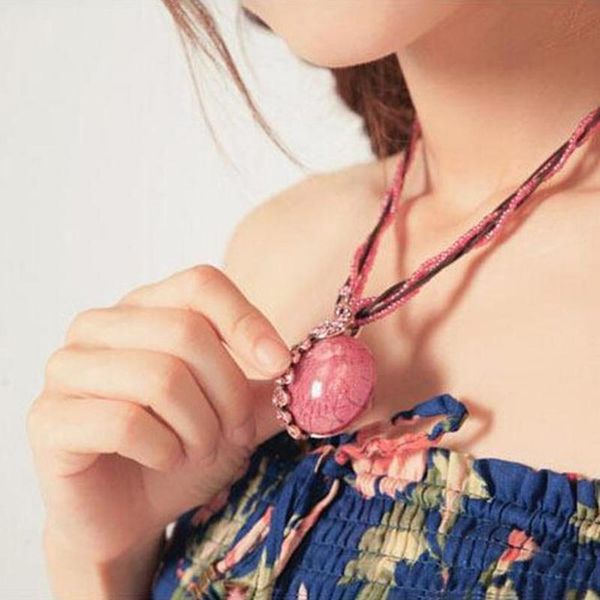 pendant necklaces bohemian women rhinestone inlaid peacock round faux opal necklace gift woman's accesories, Silver
pendant necklaces bohemian women rhinestone inlaid peacock round faux opal necklace gift woman's accesories, Silver