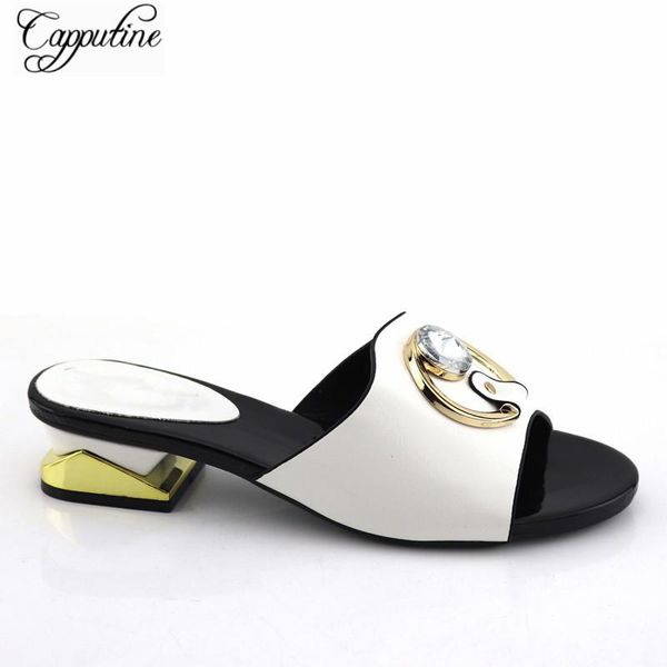 dress shoes elegant wedding/party african lady medium heel slipper with stones 7 color cfs15 height 4cm, Black
dress shoes elegant wedding/party african lady medium heel slipper with stones 7 color cfs15 height 4cm, Black
