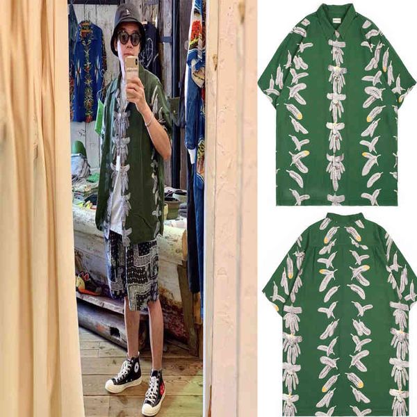 women's blouses & shirts 2021 kapital shirt eagle feather impression female male clothes 1:1 casual hawaiian beach, White
women's blouses & shirts 2021 kapital shirt eagle feather impression female male clothes 1:1 casual hawaiian beach, White
