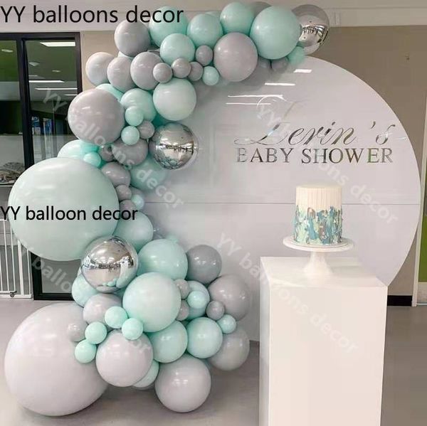 macaron gray mint pastel diy balloons garland arch kit 4d sliver birthday wedding baby shower anniversary party decoration
macaron gray mint pastel diy balloons garland arch kit 4d sliver birthday wedding baby shower anniversary party decoration