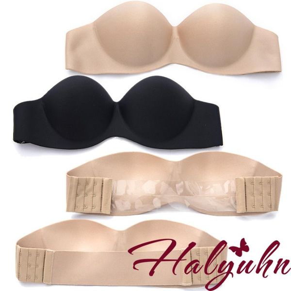 bras halyuh women's no steel ring invisible bra strapless 1/2 cup push-ups soft dress wedding party underwear, Red;black
bras halyuh women's no steel ring invisible bra strapless 1/2 cup push-ups soft dress wedding party underwear, Red;black