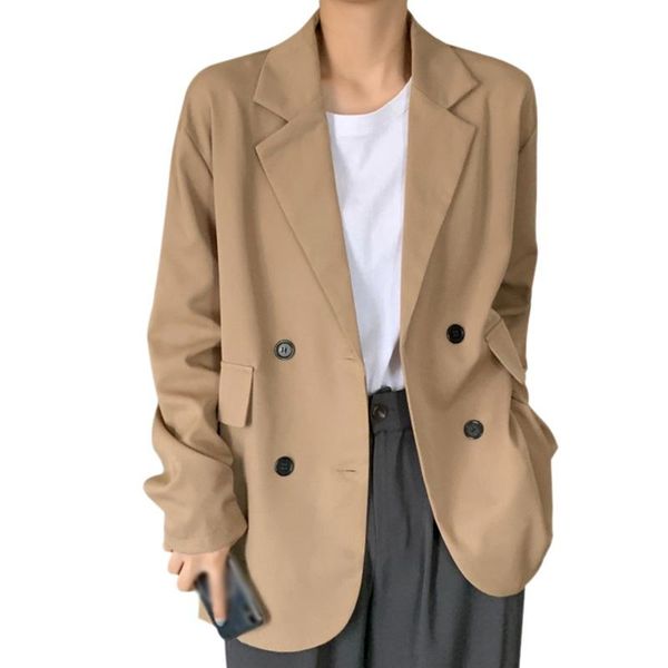 spring summer korean thin suit female drape casual plus size mid-length khaki long-sleeved jacket women's suits & blazers, White;black
spring summer korean thin suit female drape casual plus size mid-length khaki long-sleeved jacket women's suits & blazers, White;black