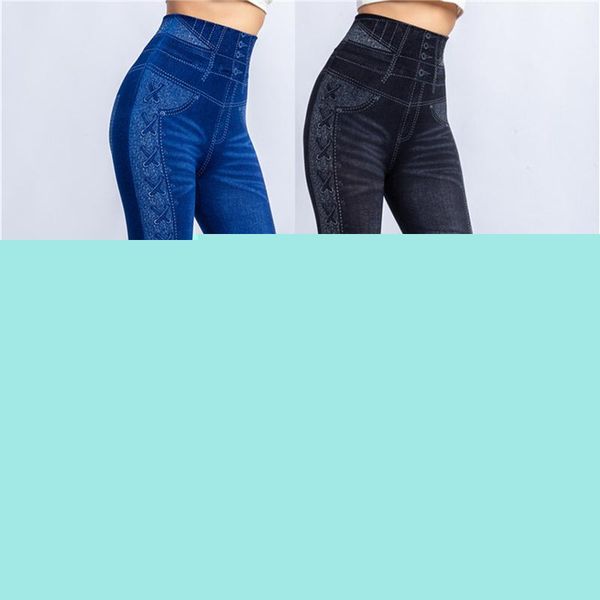 women's leggings women 2021 imitation distressed denim jeans casual high waist slim elastic pencil pants fitness workout fashion leggin, Black
women's leggings women 2021 imitation distressed denim jeans casual high waist slim elastic pencil pants fitness workout fashion leggin, Black