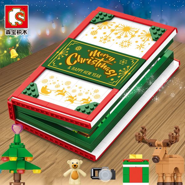 sembo pop up book compatible creator classic village winter town father building blocks city ornament christmas set santa
sembo pop up book compatible creator classic village winter town father building blocks city ornament christmas set santa