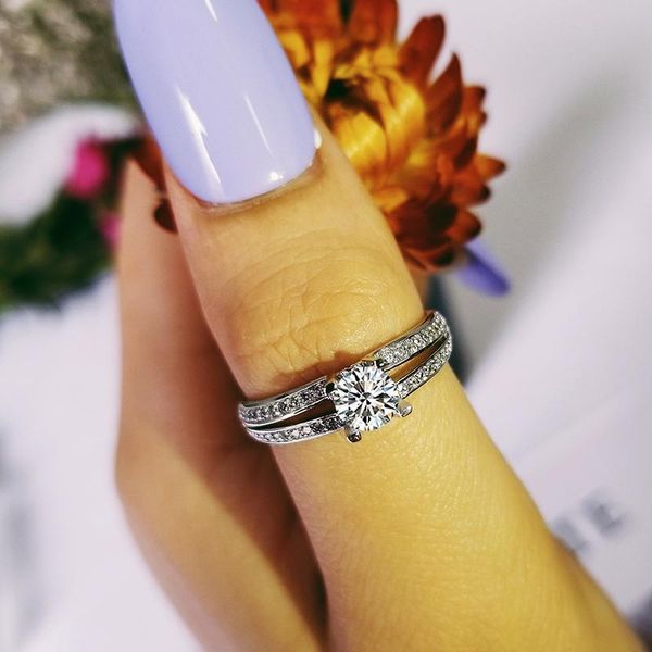 wedding rings engagement ring grade zircon for women finger jewelry christmas gift party fashion r3104, Slivery;golden
wedding rings engagement ring grade zircon for women finger jewelry christmas gift party fashion r3104, Slivery;golden