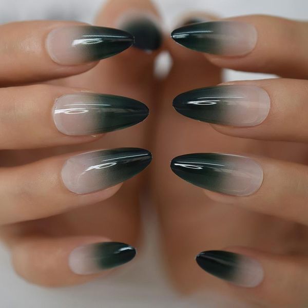 false nails medium almond black fadeing layered black&white gel tips decoration hand dummy stick on full cover fade, Red;gold
false nails medium almond black fadeing layered black&white gel tips decoration hand dummy stick on full cover fade, Red;gold