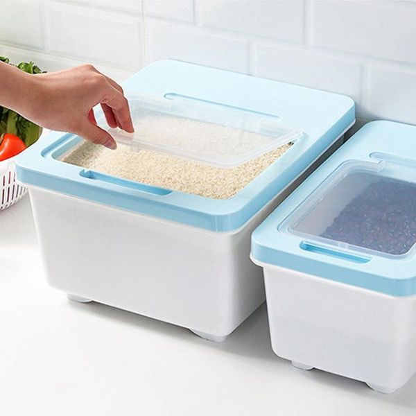 storage bottles & jars large capacity household moisture proof sealed box flip rice bucket
storage bottles & jars large capacity household moisture proof sealed box flip rice bucket