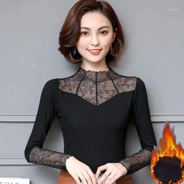woman tshirts autumn winter lace plus size women's long sleeve turtleneck stretch t-shirt mujer camisetas, White
woman tshirts autumn winter lace plus size women's long sleeve turtleneck stretch t-shirt mujer camisetas, White