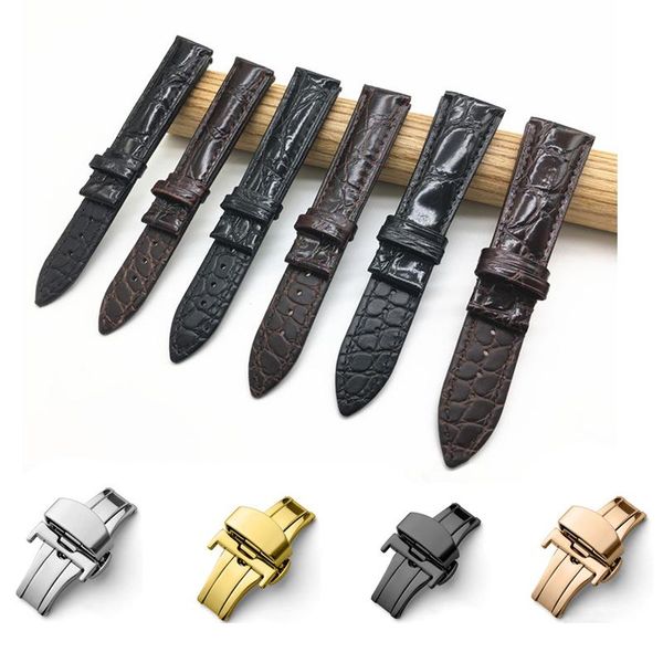 watch bands genuine crocodile leather watchband 18mm 19mm 20mm 21mm 22mm watches strap coffee black butterfly buckle band, Black;brown
watch bands genuine crocodile leather watchband 18mm 19mm 20mm 21mm 22mm watches strap coffee black butterfly buckle band, Black;brown