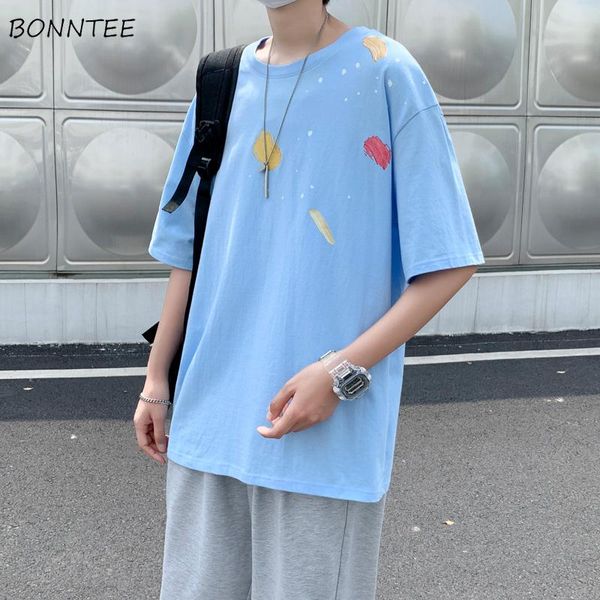 men's t-shirts half sleeve men leisure simple printed tees all-match loose plus size s-3xl fashion youthful vitality couples summer, White;black
men's t-shirts half sleeve men leisure simple printed tees all-match loose plus size s-3xl fashion youthful vitality couples summer, White;black