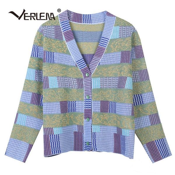 women's knits & tees verlena vintage contrast color plaid cardigan women v-neck wide ribbed hem long sleeve sweater thin knitted coat s, White
women's knits & tees verlena vintage contrast color plaid cardigan women v-neck wide ribbed hem long sleeve sweater thin knitted coat s, White