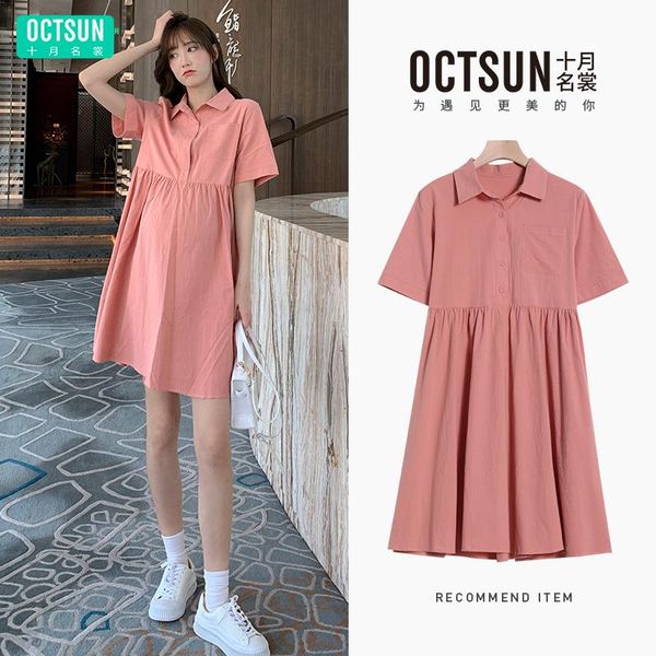 maternity dresses summer dress long small fresh short sleeve skirt gentle wind pregnancy size, White
maternity dresses summer dress long small fresh short sleeve skirt gentle wind pregnancy size, White