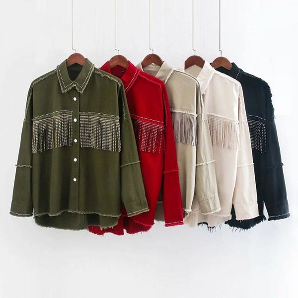 women's jackets women winter jacket fashion tassel rivet stylish chic coat female batwing long sleeve streetwear turn down collar, Black;brown
women's jackets women winter jacket fashion tassel rivet stylish chic coat female batwing long sleeve streetwear turn down collar, Black;brown