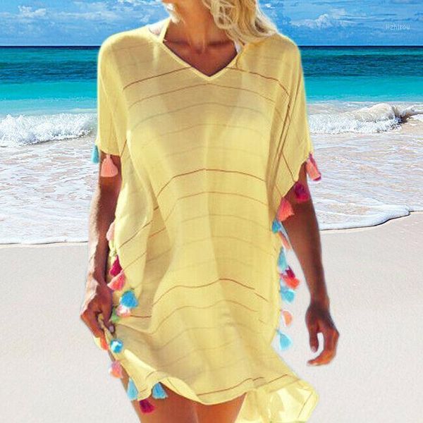 women beach short tunic cover-ups vestidos solid v neck sundress vintage loose party bikini cover women's swimwear, White;black
women beach short tunic cover-ups vestidos solid v neck sundress vintage loose party bikini cover women's swimwear, White;black