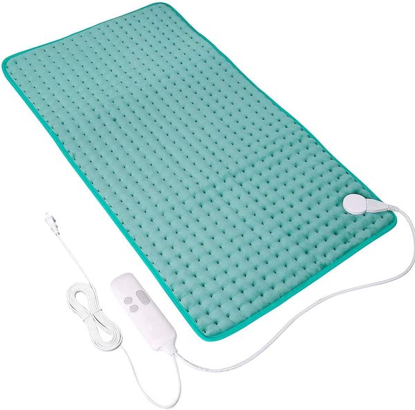 heating pads for back pain,18"x33" large with auto shut off,6 temperature settings, super-soft, -green
heating pads for back pain,18"x33" large with auto shut off,6 temperature settings, super-soft, -green