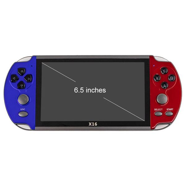 portable game players x16 6.5 inch handheld console dual joystick 8gb support tv out video machine for gba
portable game players x16 6.5 inch handheld console dual joystick 8gb support tv out video machine for gba