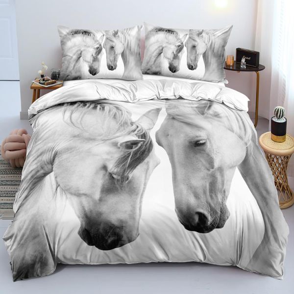 bedding sets 3d white quilt cover set animal comforter covers pillow cases full double single twin size 160*200cm horse
bedding sets 3d white quilt cover set animal comforter covers pillow cases full double single twin size 160*200cm horse