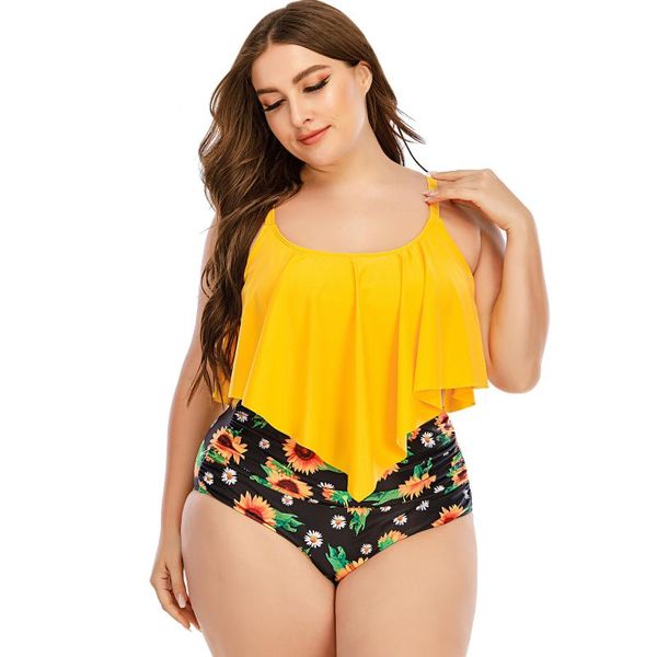 women's swimwear yellow plus size brazilian swimsuit oversized woman flower print boxer 2 piece set women bikini push up bathing suit, White;black
women's swimwear yellow plus size brazilian swimsuit oversized woman flower print boxer 2 piece set women bikini push up bathing suit, White;black
