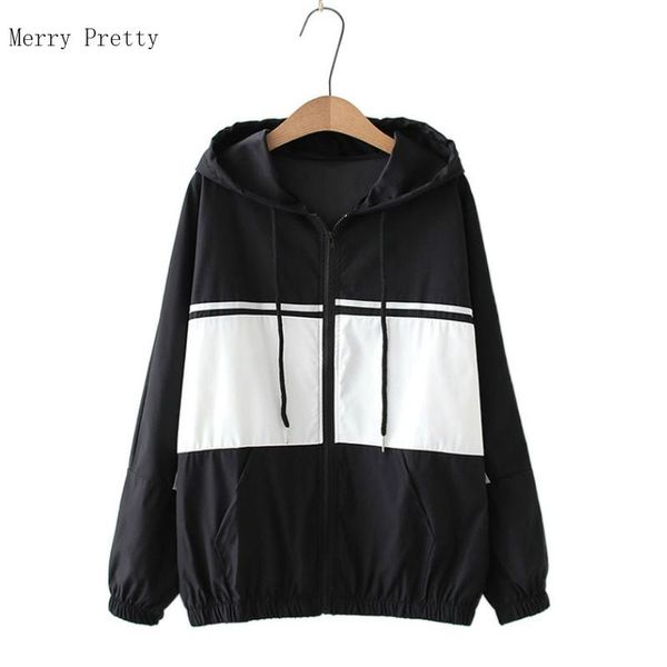 letter print patchwork zipper thin women jacket 2021 summer vintage full sleeve casual ladies pockets hooded outwear women's jackets, Black;brown
letter print patchwork zipper thin women jacket 2021 summer vintage full sleeve casual ladies pockets hooded outwear women's jackets, Black;brown