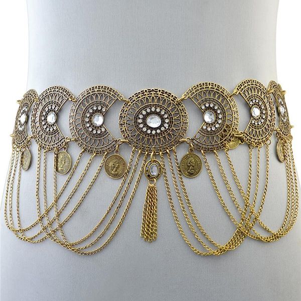 belts hollow out waist chains crystal yoga belly belt gypsy women retro tassel coins pendant, Black;brown
belts hollow out waist chains crystal yoga belly belt gypsy women retro tassel coins pendant, Black;brown
