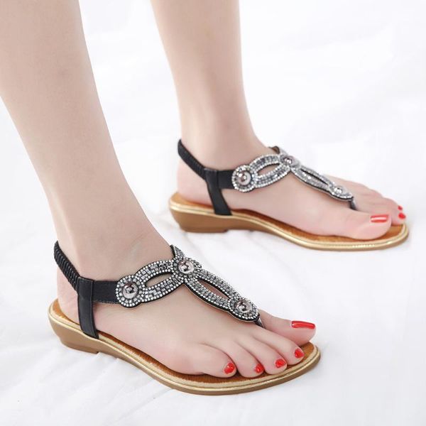 thong beach flat shoes sandals leisure fashion bohemia style crystal women rhinestone comfort shopping ladies walking shoe, Black
thong beach flat shoes sandals leisure fashion bohemia style crystal women rhinestone comfort shopping ladies walking shoe, Black