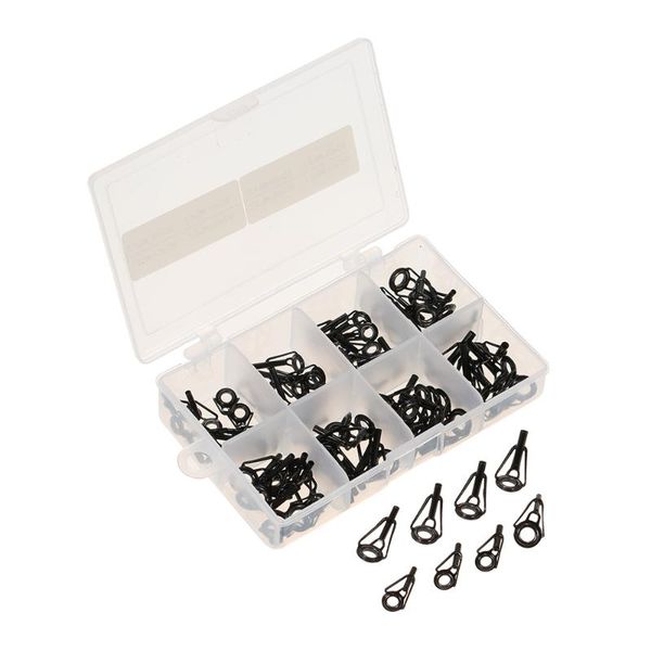 80pcs fishing rod guide set tip repair kit parts stainless steel construction for saltwater freshwater boat rods
80pcs fishing rod guide set tip repair kit parts stainless steel construction for saltwater freshwater boat rods