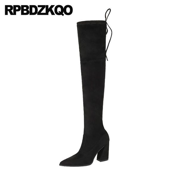 boots over the knee chunky grey designer black block tall pointy pointed toe shoes lace up suede slim thigh women fall long 2021
boots over the knee chunky grey designer black block tall pointy pointed toe shoes lace up suede slim thigh women fall long 2021