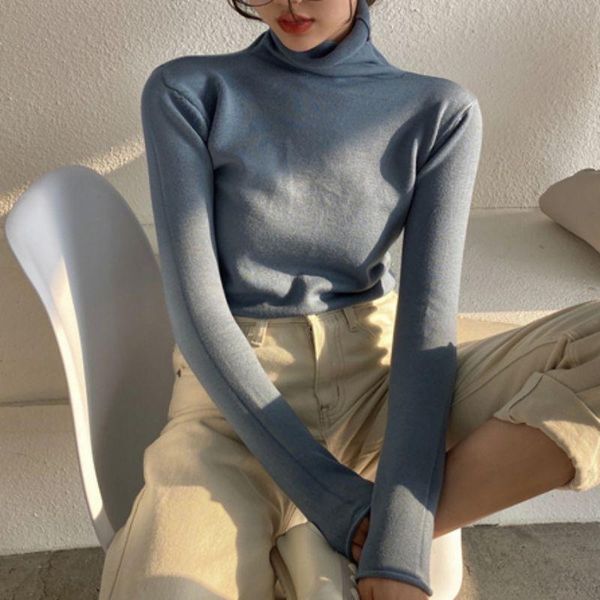 women's sweaters women sweater autumn winter solid color female slim long sleeves turtleneck pullovers, White;black
women's sweaters women sweater autumn winter solid color female slim long sleeves turtleneck pullovers, White;black