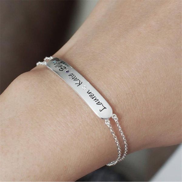 charm bracelets hiyong custom name id bar bracelet gold initial for women personalize jewelry gift lover valentines day, Golden;silver
charm bracelets hiyong custom name id bar bracelet gold initial for women personalize jewelry gift lover valentines day, Golden;silver
