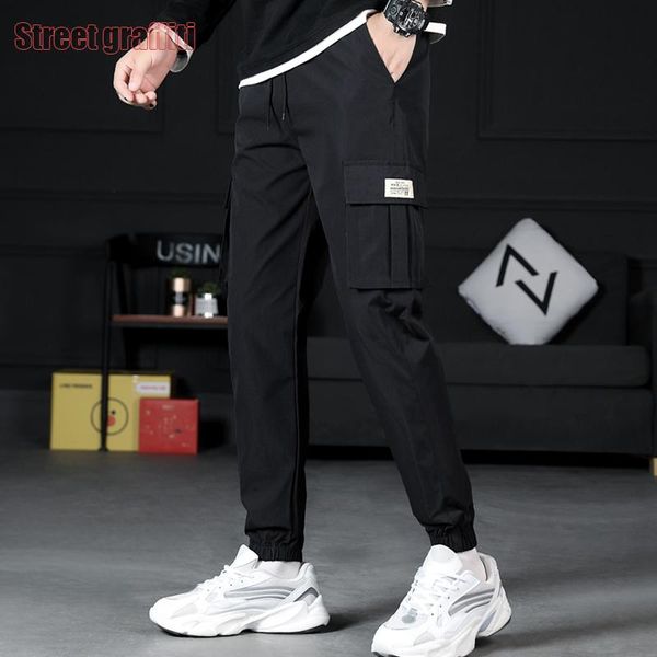 men's pants cargo sweatpants 2021 casual oversize streetwear harajuku hip hop fashion overalls for men tactical, Black
men's pants cargo sweatpants 2021 casual oversize streetwear harajuku hip hop fashion overalls for men tactical, Black