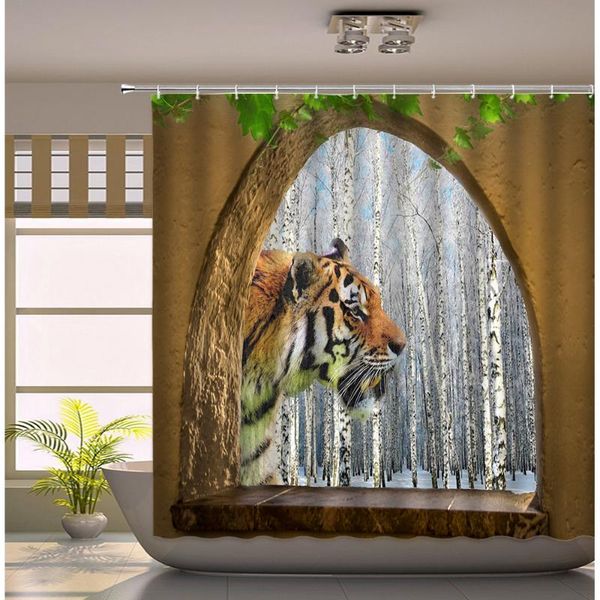 shower curtains forest landscape curtain stone cave tiger 3d printed pattern room decor bathroom with hook for bedroom
shower curtains forest landscape curtain stone cave tiger 3d printed pattern room decor bathroom with hook for bedroom