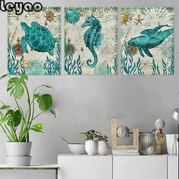 diamond painting 3 pieces sea life animal,diamond mosaic turtle seahorse whale,triptych embroidery,square/round dril
diamond painting 3 pieces sea life animal,diamond mosaic turtle seahorse whale,triptych embroidery,square/round dril