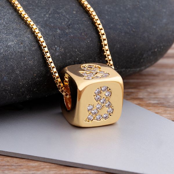 classic punk cube pendant for men women copper zircon gold color charm geometric jewelry chain necklace gift, Silver
classic punk cube pendant for men women copper zircon gold color charm geometric jewelry chain necklace gift, Silver