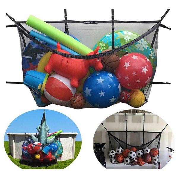 storage bags 150*85cm large capacity adjustable hanging swimming pool bag net football basketball inflatable toy home accessories
storage bags 150*85cm large capacity adjustable hanging swimming pool bag net football basketball inflatable toy home accessories