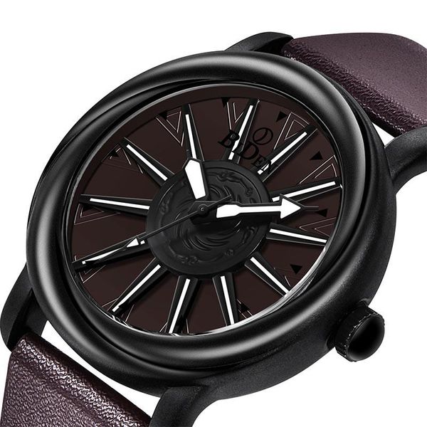 wristwatches unique men watch stylish leather strap modern quartz watches turntable special design wrist trendy relogio, Slivery;brown
wristwatches unique men watch stylish leather strap modern quartz watches turntable special design wrist trendy relogio, Slivery;brown